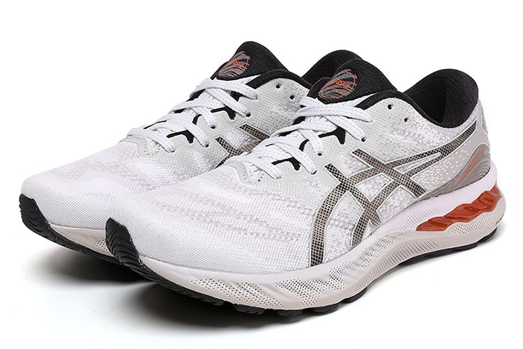 Tênis Asics Gel Nimbus 23 - Branco e Cinza  - Masculino