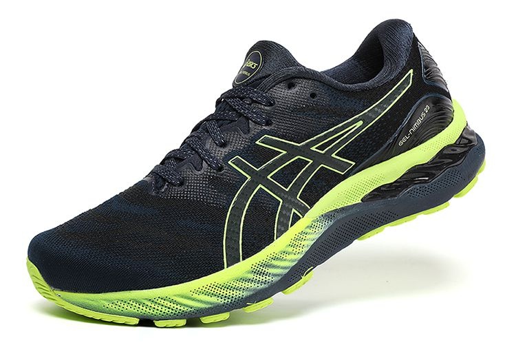 Tênis Asics Gel Nimbus 23 - Preto e Verde - Masculino 