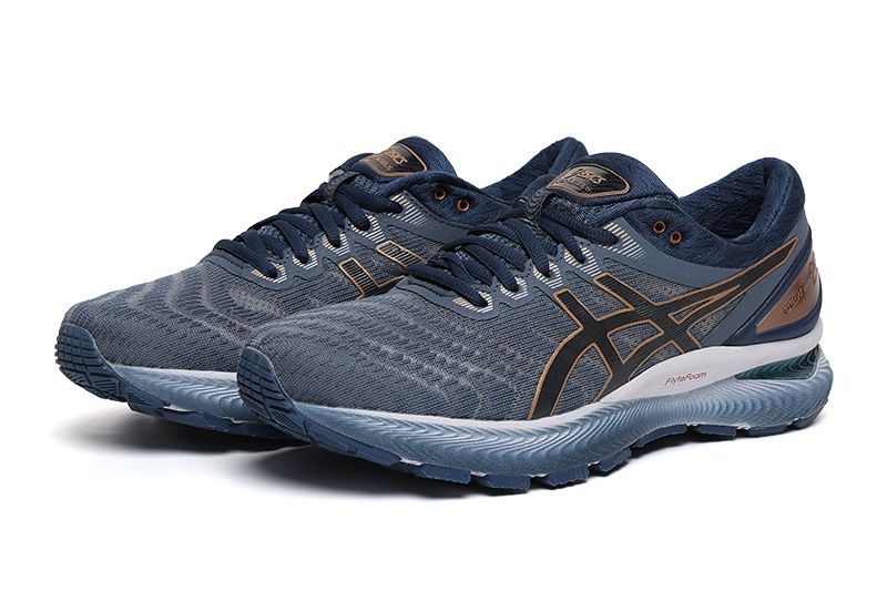 Tênis Asics Gel Nimbus 22 - Cinza e Azul - Masculino