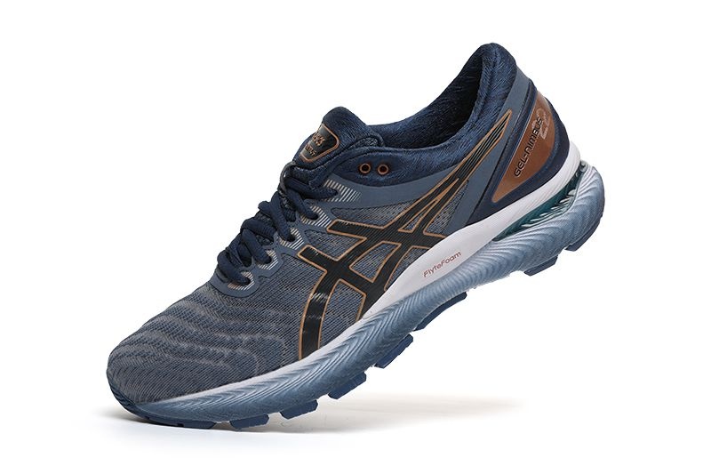 Tênis Asics Gel Nimbus 22 - Cinza e Azul - Masculino 