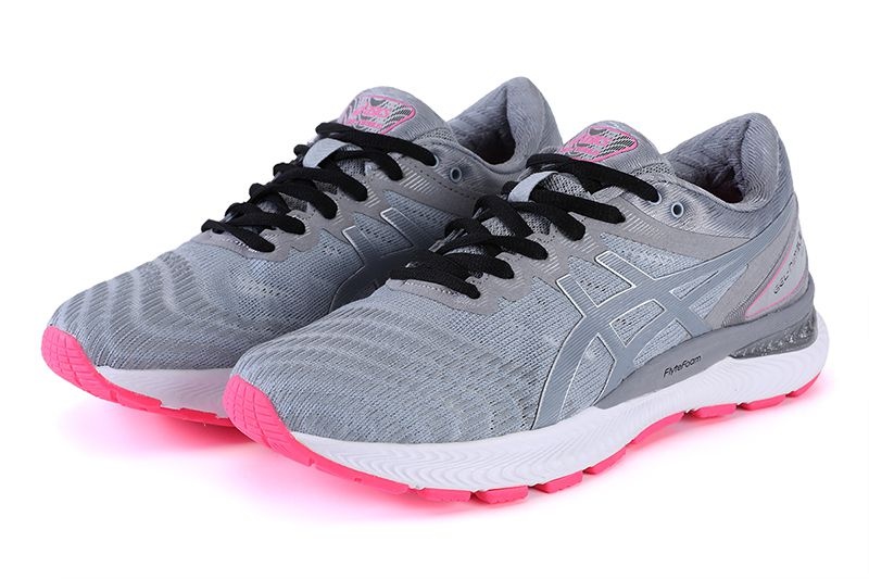 Tênis Asics Gel Nimbus 22 - Cinza e Rosa - Feminino