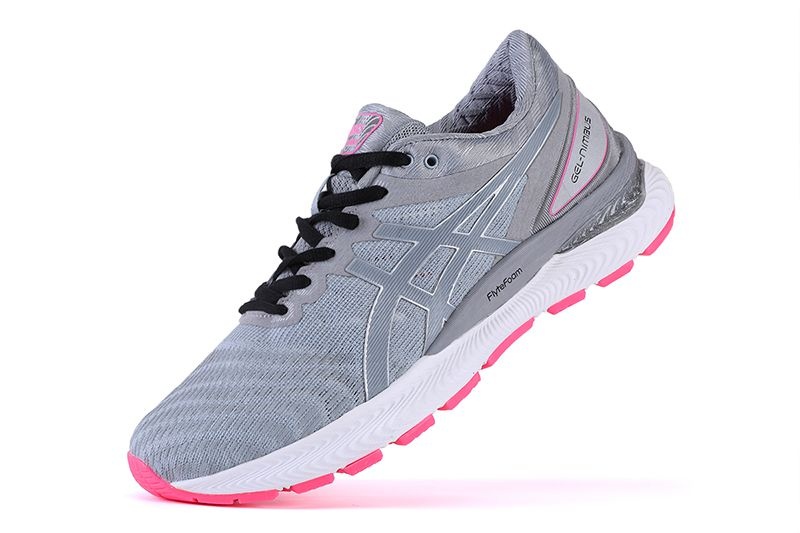 Tênis Asics Gel Nimbus 22 - Cinza e Rosa - Feminino 