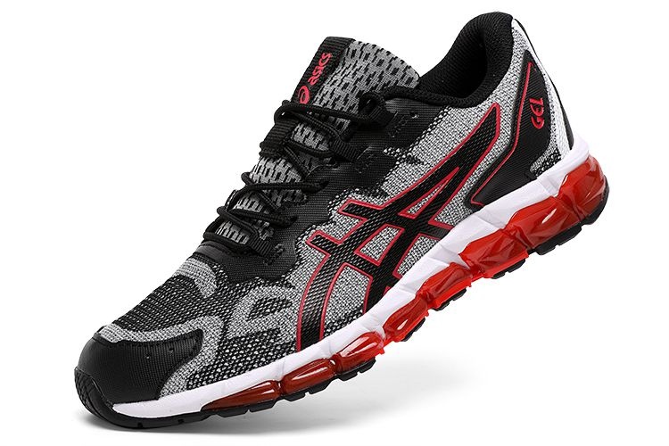 Tênis Asics Gel Quantum 360 6 - Cinza e Vermelho - Masculino 