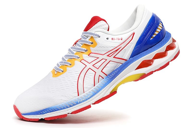 Tênis Asics Gel Kayano 27 - Branco e Vermelho - Masculino 