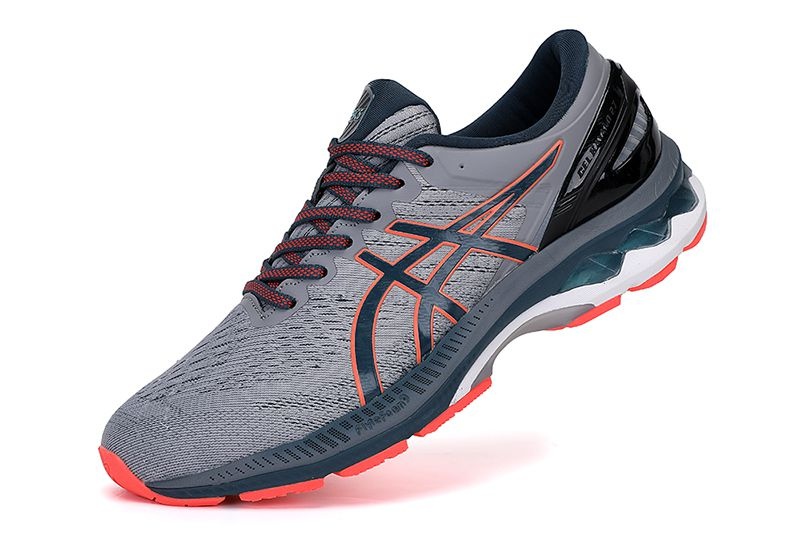 Tênis Asics Gel Kayano 27 - Cinza e Laranja - Masculino 