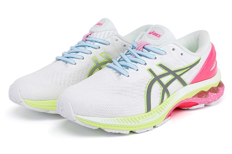 Tênis Asics Gel Kayano 27 - Branco e Rosa - Feminino