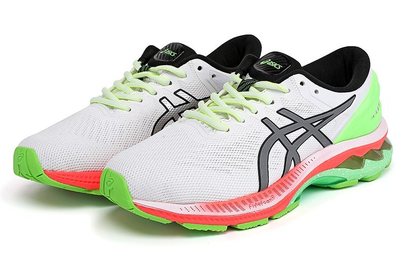 Tênis Asics Gel Kayano 27 - Branco e Verde - Feminino