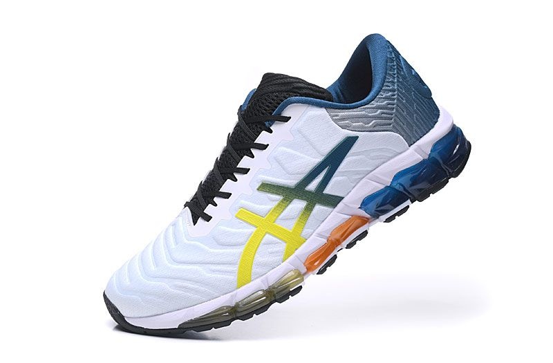 Tênis Asics Gel Quantum 360 5 - Branco e Azul - Masculino 