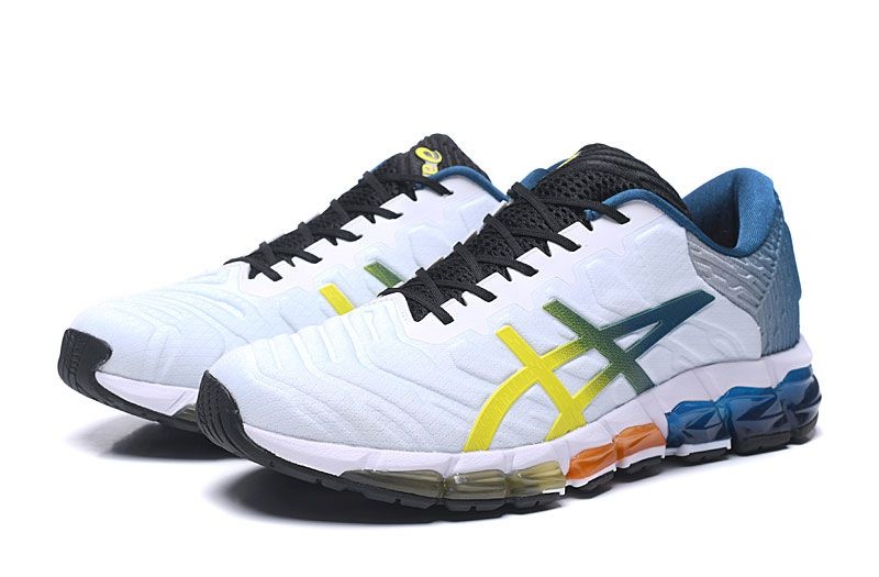 Tênis Asics Gel Quantum 360 5 - Branco e Azul - Masculino