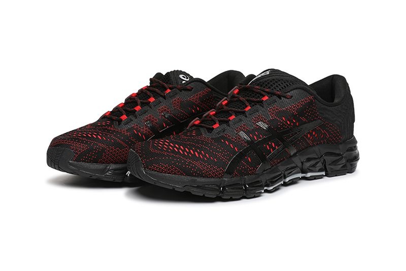 Tênis Asics Gel Quantum 360 5 - Preto e Vermelho Escuro - Masculino