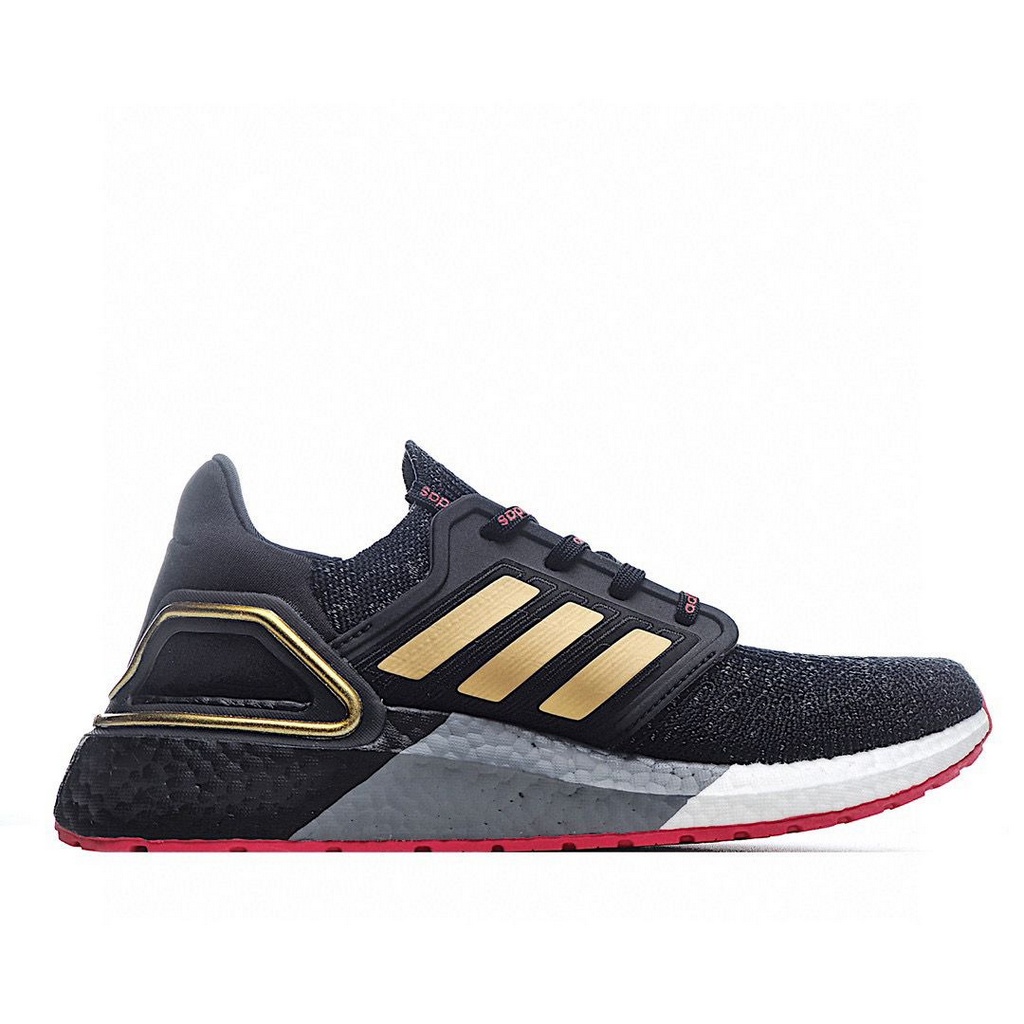 Tênis Adidas UltraBoost 20 - Preto e Dourado - Masculino