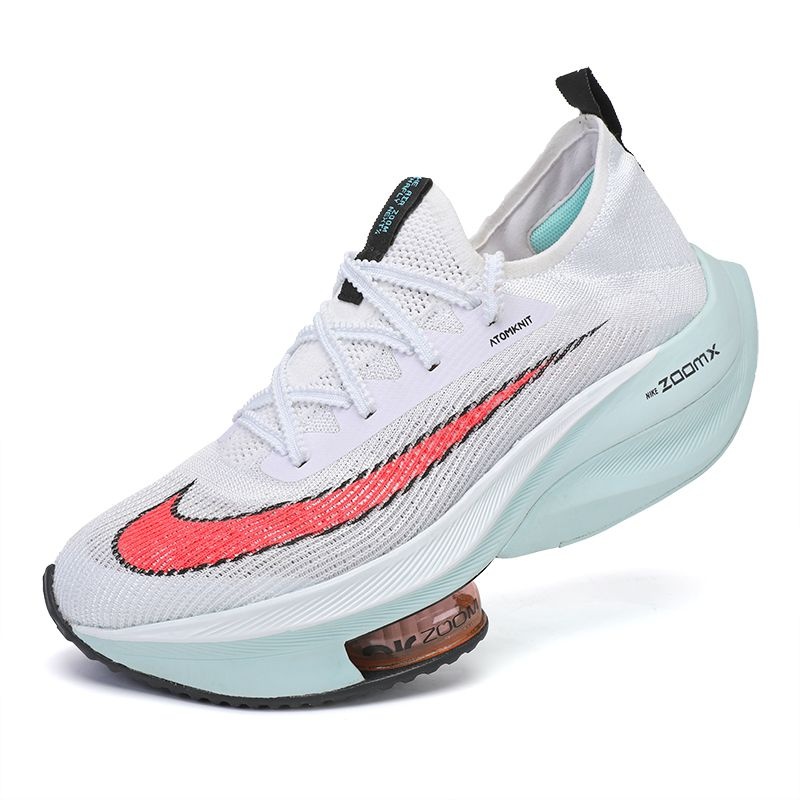 Tênis Nike ZoomX Alphafly NEXT% - Branco e Azul Claro - Masculino 