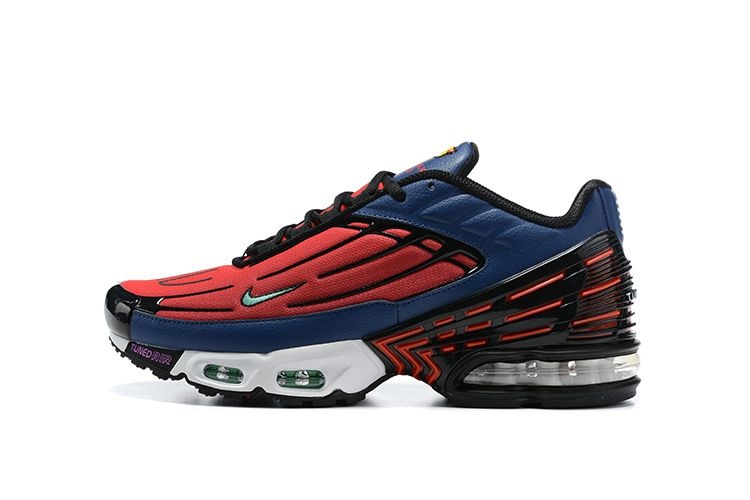 Tênis Nike Air Max Plus 3 - Vermelho Preto e Azul - Masculino 