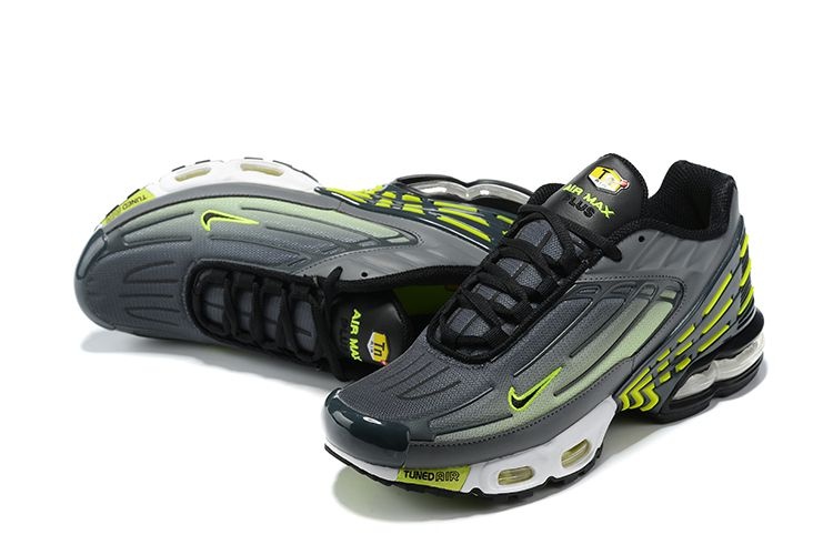 Tênis Nike Air Max Plus 3 - Cinza Escuro e Verde - Masculino