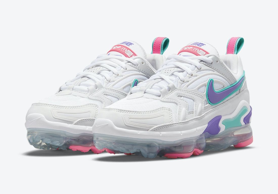 Tênis Nike Air VaporMax Evo - Branco Roxo e Azul - Masculino