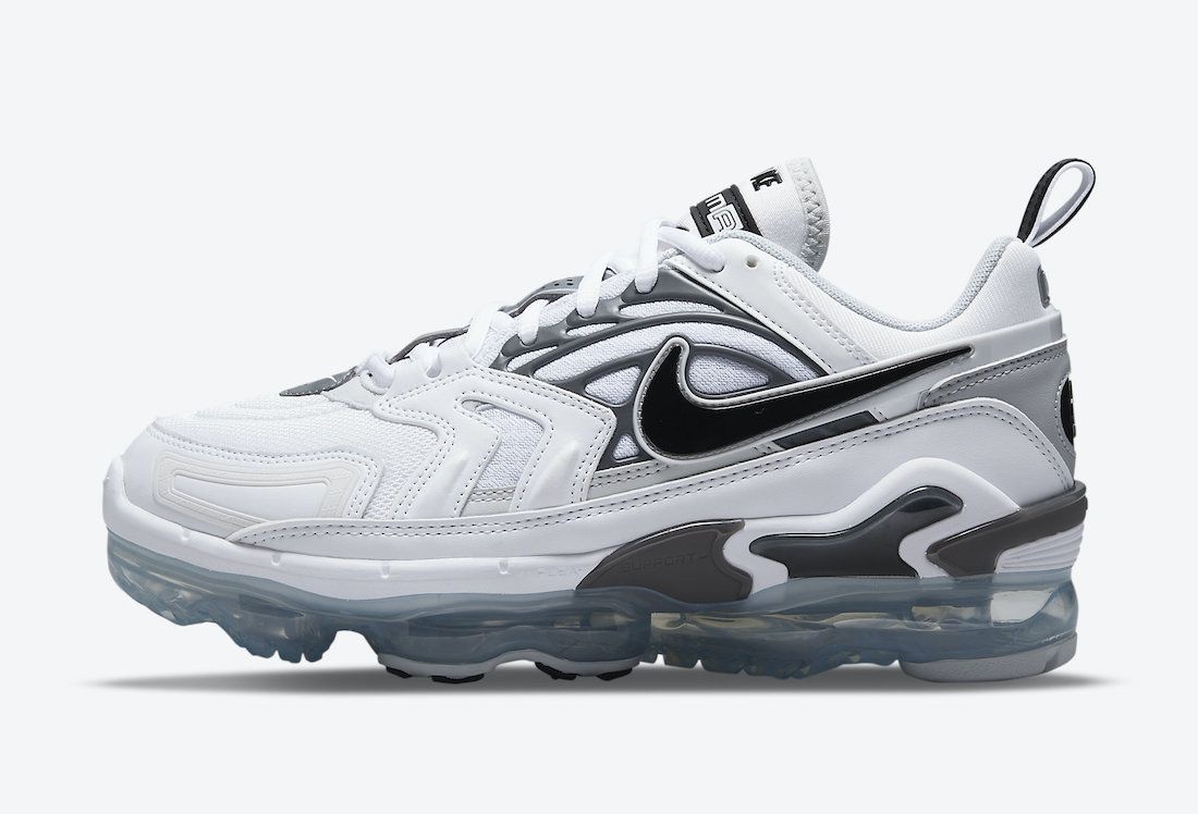 Tênis Nike Air VaporMax Evo - Branco Cinza e Preto - Masculino 