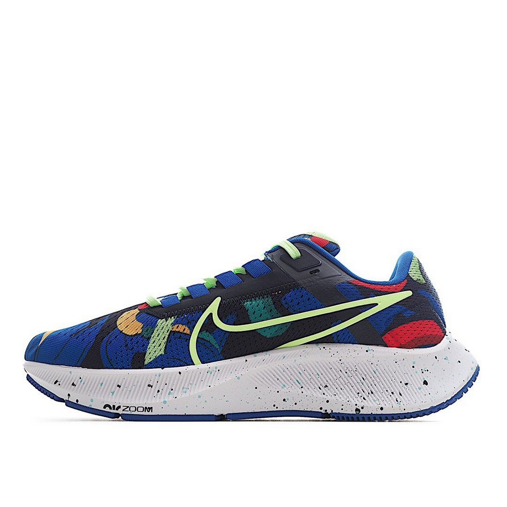 Tênis Nike Air Zoom Pegasus 38 - Azul e Verde Claro - Masculino 