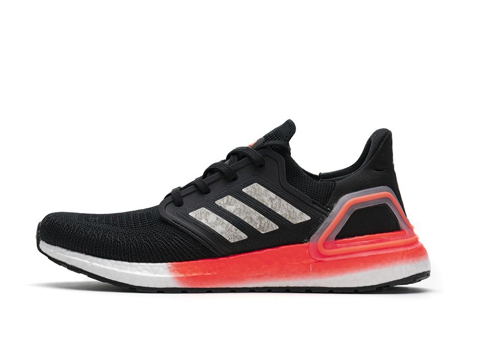 Tênis Adidas UltraBoost 20 - Preto Branco e Vermelho - Masculino 